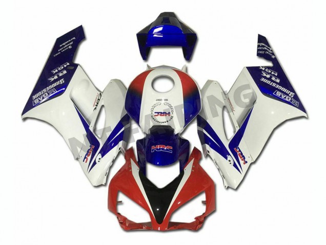 04-05 Weiß Blau Rot CBR1000RR Motorrad Verkleidung