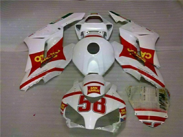 04-05 Weiß Rot CBR1000RR Motorrad Verkleidung 04-05 Weiß Rot CBR1000RR Motorrad Verkleidung