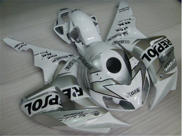 04-05 Weiß Silber Schwarz Repsol CBR1000RR Motorrad Verkleidung 04-05 Weiß Silber Schwarz Repsol CBR1000RR Motorrad Verkleidung
