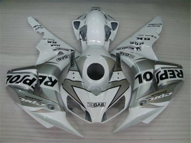 04-05 Weiß Silber Schwarz Repsol CBR1000RR Motorrad Verkleidung 04-05 Weiß Silber Schwarz Repsol CBR1000RR Motorrad Verkleidung