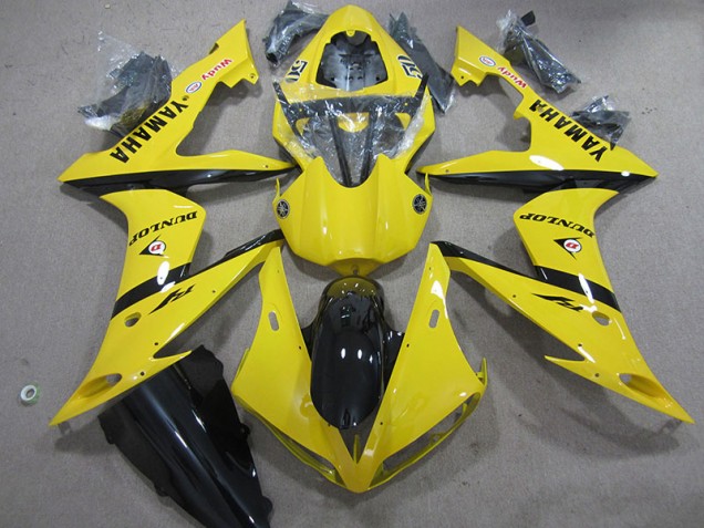 04-06 Gelb Dunlop YZF R1 Motorrad Verkleidung 04-06 Gelb Dunlop YZF R1 Motorrad Verkleidung