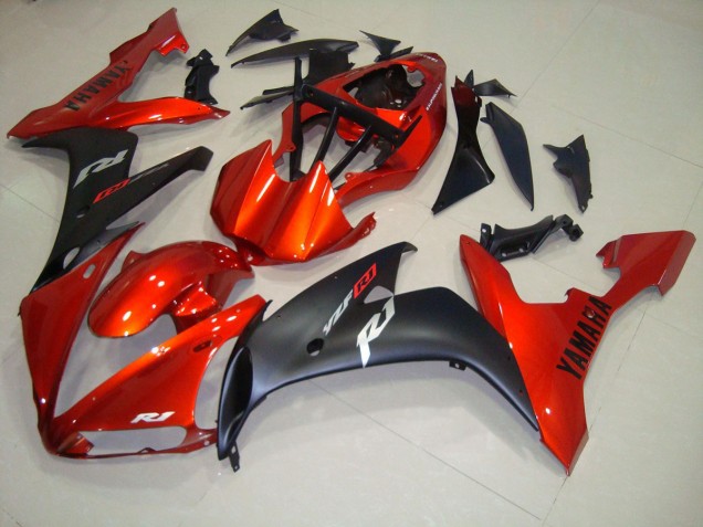 04-06 Rot Matt Schwarz YZF R1 Motorrad Verkleidung 04-06 Rot Matt Schwarz YZF R1 Motorrad Verkleidung
