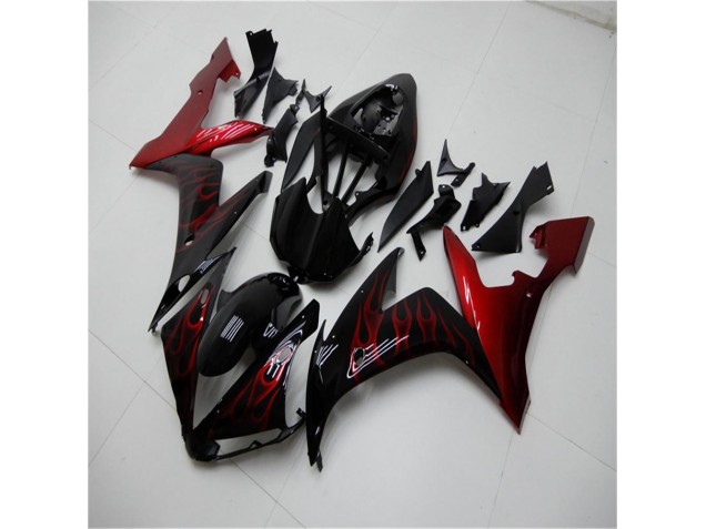 04-06 Rot Schwarz YZF R1 Motorrad Verkleidung 04-06 Rot Schwarz YZF R1 Motorrad Verkleidung