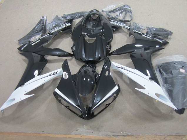 04-06 Schwarz Weiß YZF R1 Motorrad Verkleidung 04-06 Schwarz Weiß YZF R1 Motorrad Verkleidung