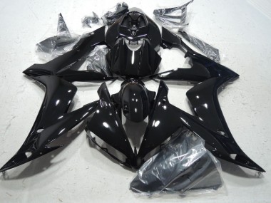 04-06 Schwarz YZF R1 Motorrad Verkleidung & Plastik