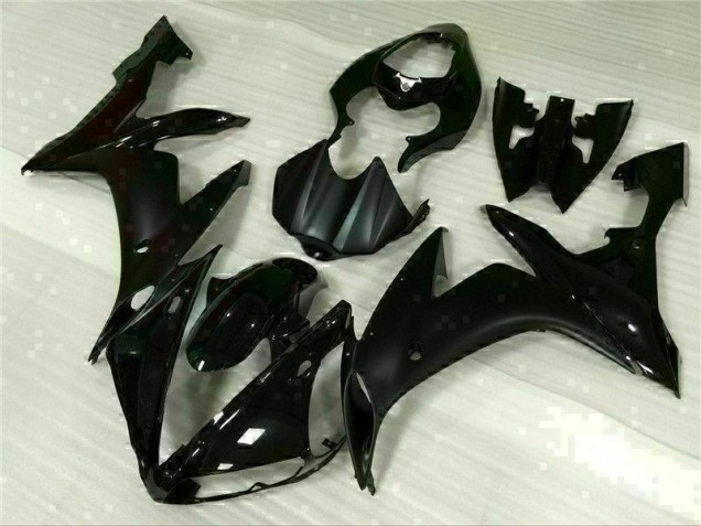 04-06 Schwarz YZF R1 Motorrad Vollverkleidung