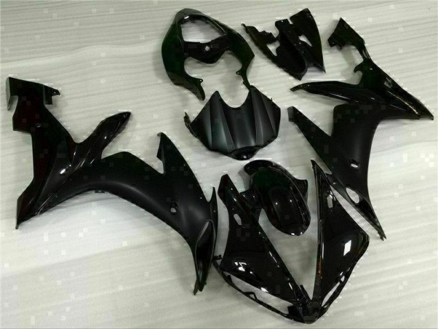 04-06 Schwarz YZF R1 Motorrad Vollverkleidung