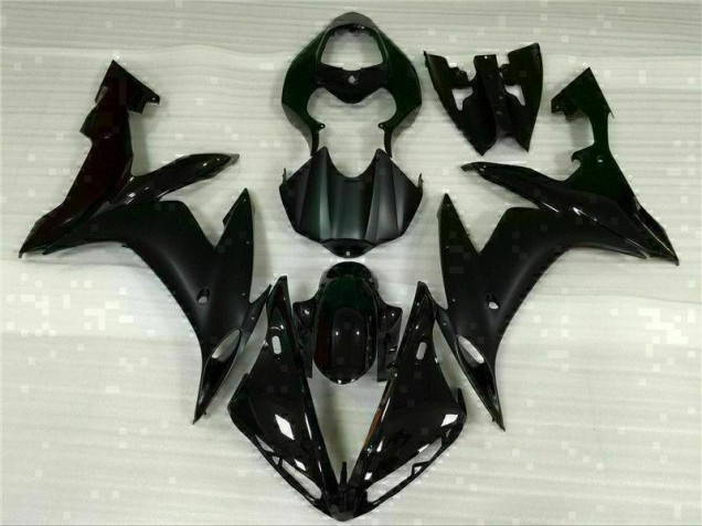 04-06 Schwarz YZF R1 Motorrad Vollverkleidung