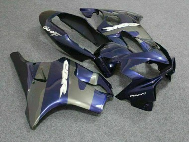 04-07 Blau CBR600 F4i Motorrad Verkleidungen