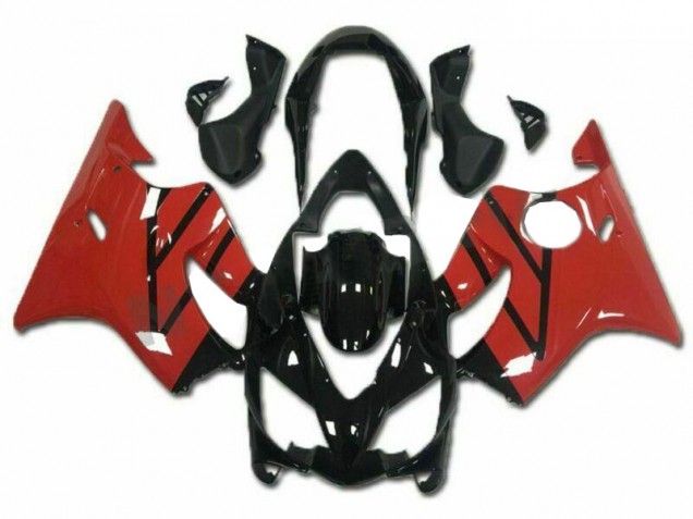 04-07 Rot Schwarz CBR600 F4i Motorrad Verkleidung 04-07 Rot Schwarz CBR600 F4i Motorrad Verkleidung