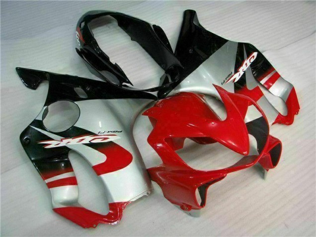 04-07 Rot Silber CBR600 F4i Motorrad Verkleidungen