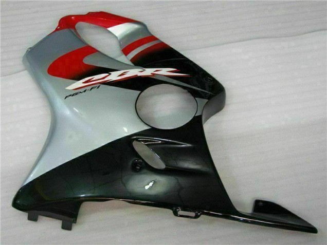 04-07 Rot Silber CBR600 F4i Motorrad Verkleidungen