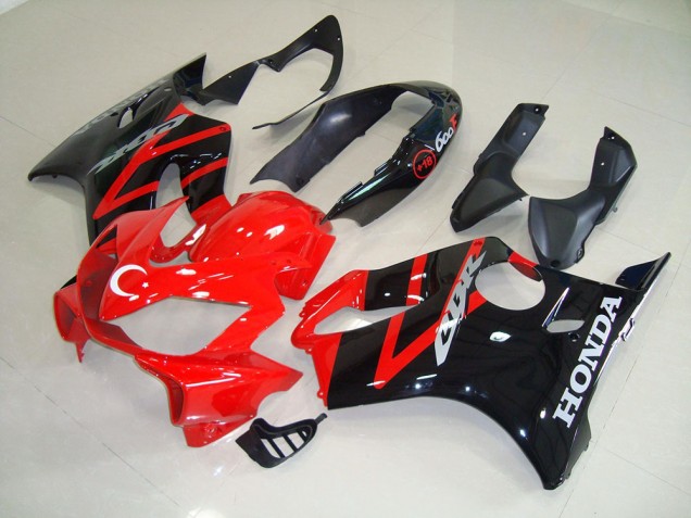 04-07 Schwarz Rot CBR600 F4i Motorrad Verkleidung