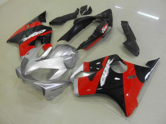 04-07 Schwarz Rot Silber CBR600 F4i Motorrad Vollverkleidung 04-07 Schwarz Rot Silber CBR600 F4i Motorrad Vollverkleidung