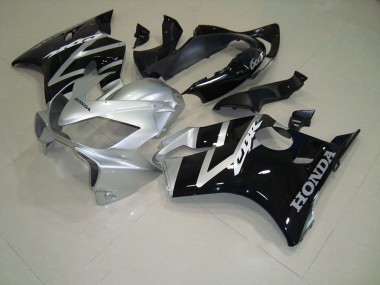 04-07 Schwarz Silber CBR600 F4i Motorrad Verkleidung