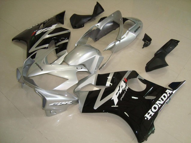 04-07 Schwarz Silber CBR600 F4i Motorrad Vollverkleidung