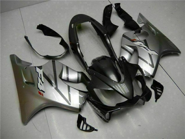 04-07 Silber Schwarz CBR600 F4i Motorrad Verkleidung 04-07 Silber Schwarz CBR600 F4i Motorrad Verkleidung