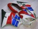 04-07 Weiß Rot CBR600 F4i Motorrad Verkleidung