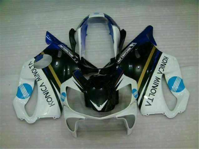 04-07 Weiß Schwarz CBR600 F4i Motorrad Verkleidungen
