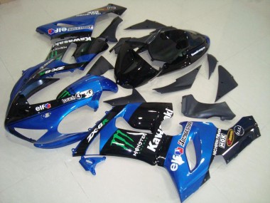 05-06 Blau Monster ZX6R Motorrad Verkleidung