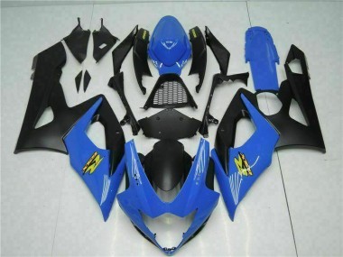 05-06 Blau Schwarz GSXR 1000 Motorrad Verkleidung Komplett Sets