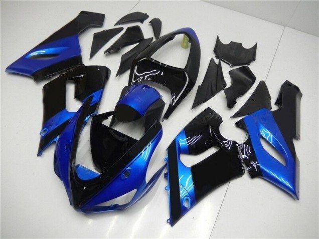 05-06 Blau Schwarz ZX6R Motorrad Verkleidung