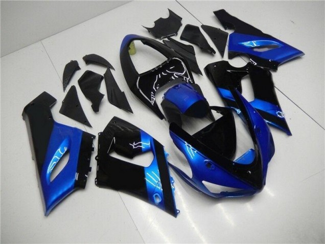 05-06 Blau Schwarz ZX6R Motorrad Verkleidung