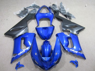 05-06 Blau Weiß Ninja 636 ZX6R Motorrad Verkleidung