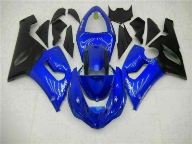 05-06 Blau ZX6R Motorrad Verkleidungen