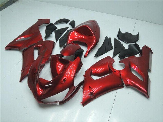 05-06 CUndy Rot ZX6R Motorrad Verkleidung 05-06 CUndy Rot ZX6R Motorrad Verkleidung