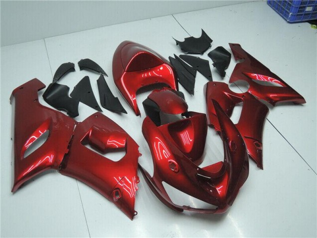 05-06 CUndy Rot ZX6R Motorrad Verkleidung 05-06 CUndy Rot ZX6R Motorrad Verkleidung