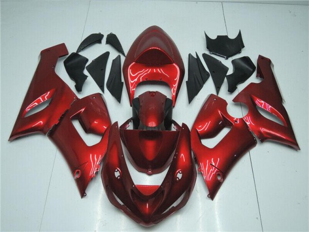 05-06 CUndy Rot ZX6R Motorrad Verkleidung 05-06 CUndy Rot ZX6R Motorrad Verkleidung