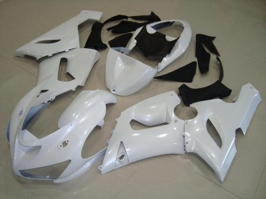 05-06 Dunkel Perl Weiß ZX6R Motorrad Verkleidung