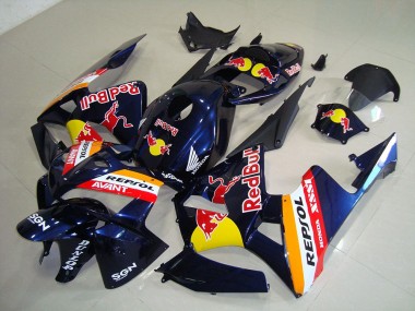 05-06 Dunkel blau Rot Bull Repsol CBR600RR Motorrad Verkleidung