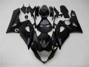 05-06 Glänzend Schwarz GSXR 1000 Motorrad Verkleidung