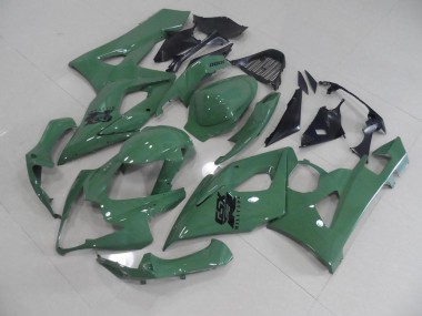 05-06 Glänzendes Armee grün GSXR 1000 Motorrad Verkleidung