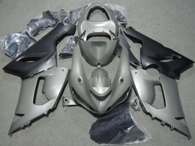05-06 Grau Schwarz ZX6R Motorrad Verkleidung