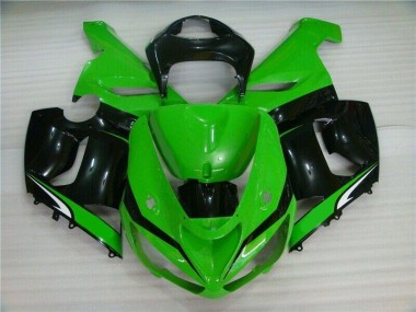 05-06 Grün Weiß Schwarz ZX6R Motorrad Verkleidung