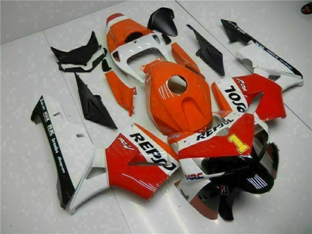05-06 Orange Repsol CBR600RR Motorrad Verkleidung 05-06 Orange Repsol CBR600RR Motorrad Verkleidung