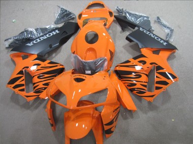 05-06 Orange Schwarz CBR600RR Motorrad Verkleidung Komplett Sets