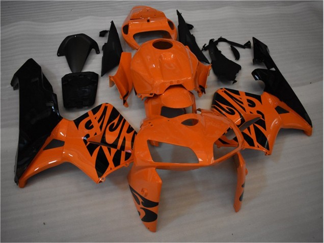 05-06 Orange Schwarz CBR600RR Motorrad Verkleidung & Plastik