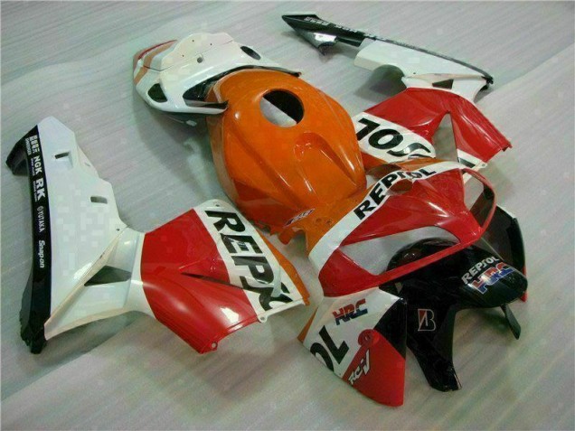 05-06 Orange Schwarz Repsol CBR600RR Motorrad Verkleidung
