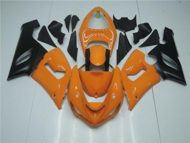05-06 Orange Schwarz ZX6R Motorrad Verkleidung