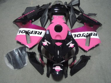 05-06 Rosa Schwarz Repsol CBR600RR Motorrad Verkleidung