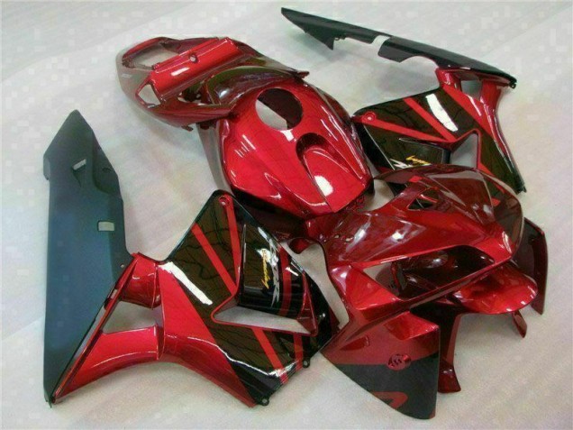 05-06 Rot CBR600RR Motorrad Vollverkleidung 05-06 Rot CBR600RR Motorrad Vollverkleidung