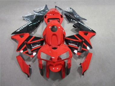 05-06 Rot Schwarz CBR600RR Motorrad Verkleidung Komplett Sets