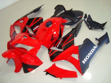 05-06 Rot Schwarz CBR600RR Motorrad Verkleidung