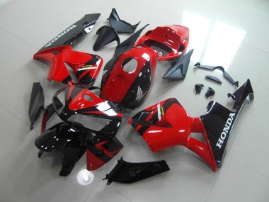 05-06 Rot Schwarz CBR600RR Motorrad Verkleidungen