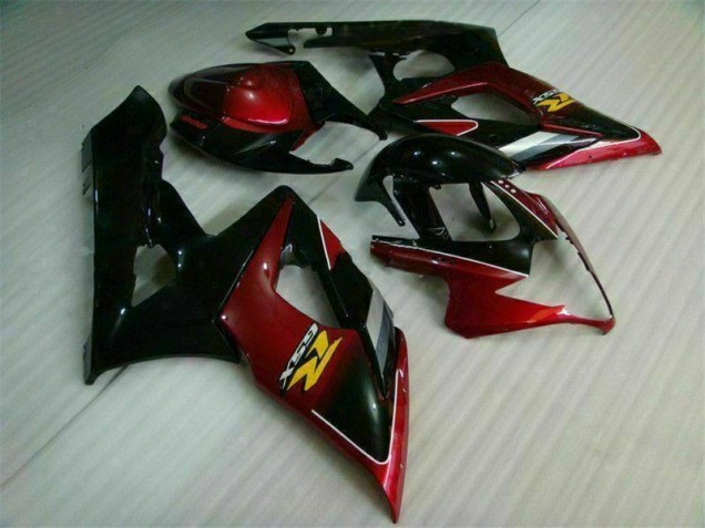 05-06 Rot Schwarz GSXR 1000 Motorrad Verkleidung & Plastik