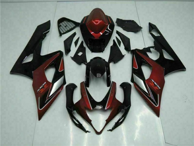 05-06 Rot Schwarz GSXR 1000 Motorrad Verkleidungen 05-06 Rot Schwarz GSXR 1000 Motorrad Verkleidungen